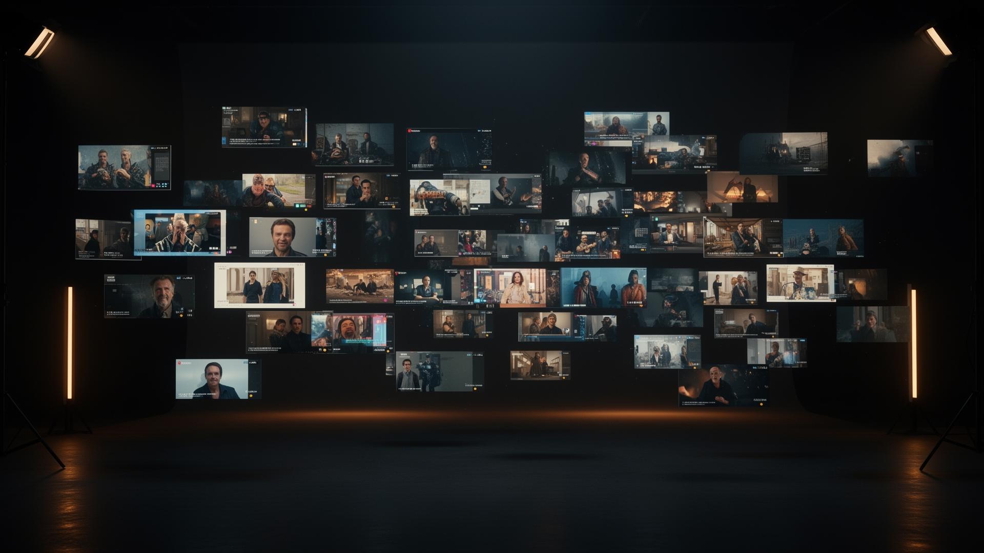 Content-Datenbank: Archiv aus Videoclips