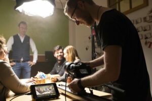 Making-of: Kameraeinstellung am Set